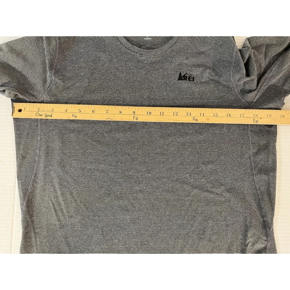 REI LS Women's Pullover Lg Blue - Picture 4 of 6